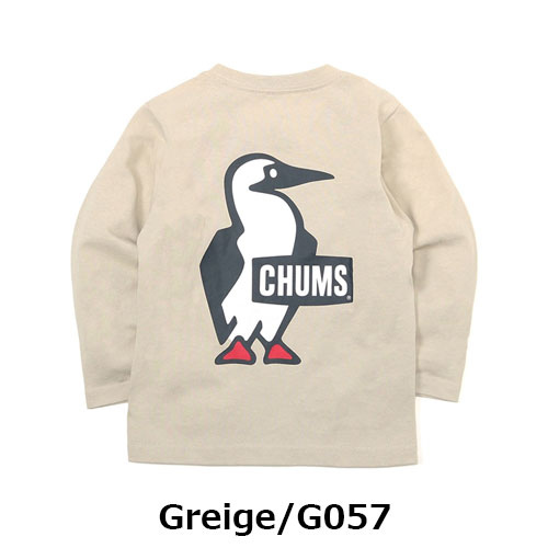 チャムス CHUMS キッズブービーロゴロングスリーブTシャツ(キッズ) CH21-1306