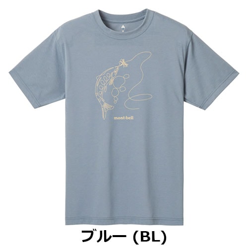 モンベル mont-bell WIC.T ワンストロークスケッチ トラウト 1114721