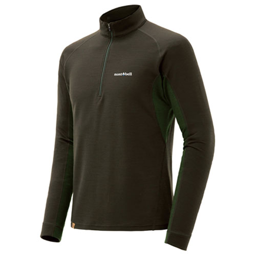モンベル mont-bell メリノウールプラスアクション ジップネック Men's