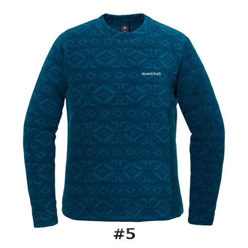 モンベル mont-bell クリマプラス 100 プリント ライトスウェット Women's（レディース）1106756