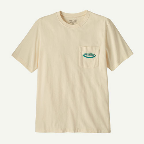 パタゴニア Patagonia 　メンズ・ミッドウェイト・'95 オーバル・ロゴ・ポケット・ティー　M’s MW ’95 Oval Logo Pocket Tee　37880