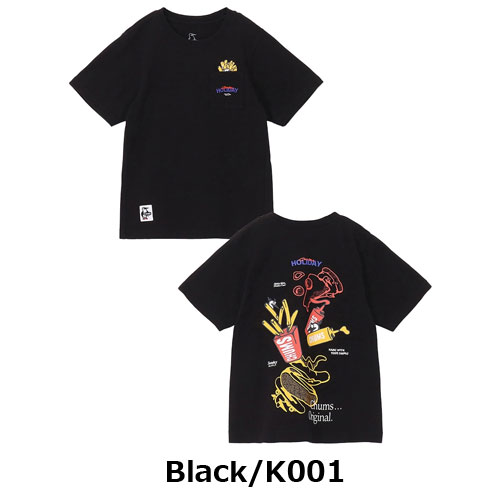 チャムス CHUMS キッズアンチバグファストフードポケットTシャツ(キッズ) CH21-1436