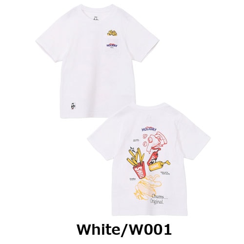 チャムス CHUMS キッズアンチバグファストフードポケットTシャツ(キッズ) CH21-1436