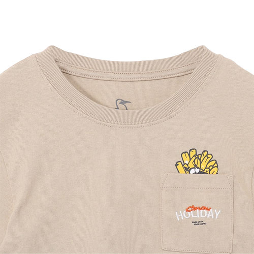 チャムス CHUMS キッズアンチバグファストフードポケットTシャツ(キッズ) CH21-1436