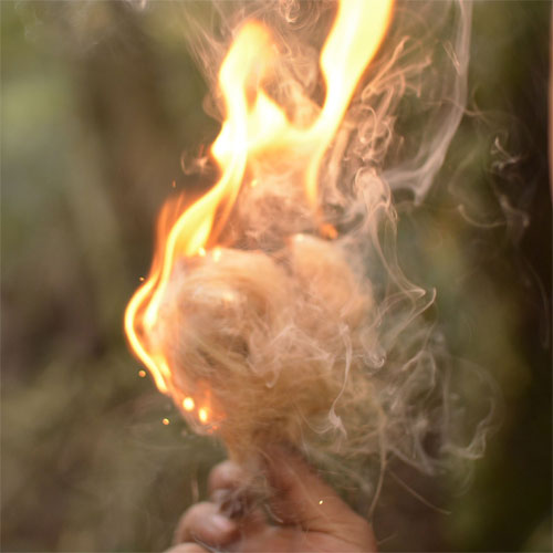 ブッシュクラフト Bush Craft 麻の火口 (ほくち) 22992