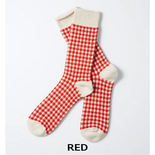 ロトト ROTOTO ギンガムチェック ソックス　R1506