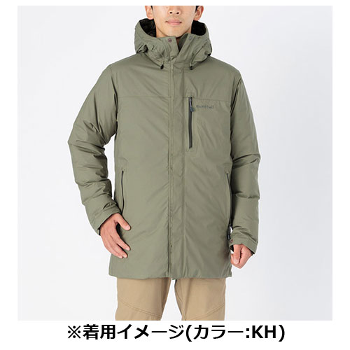 モンベル mont-bell トラベルダウン ハーフコート Men
