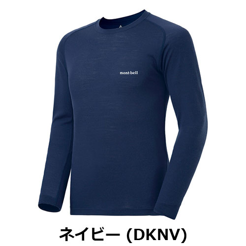 モンベル mont-bell スーパーメリノウール M.W. ラウンドネックシャツ