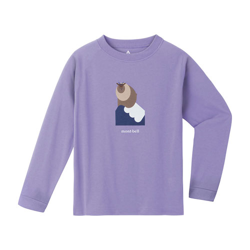 モンベル mont-bell （キッズ）WIC.ロングスリーブT Kid's ニホンカモシカ 100-130　1114909
