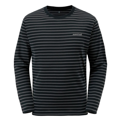 モンベル mont-bell WIC.ボーダーロングスリーブT Men's （メンズ