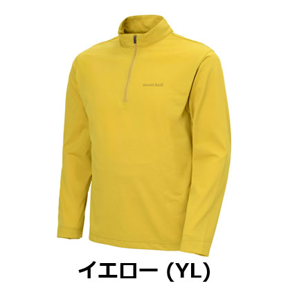 モンベル mont-bell WIC.UVテクト ロングスリーブジップシャツ Men's