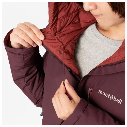 美品モンベル　650FP コロラドパーカ Women's L ライトカーキ×紺 ダウンジャケット コロラドパーカ Women's 1101680 DGN