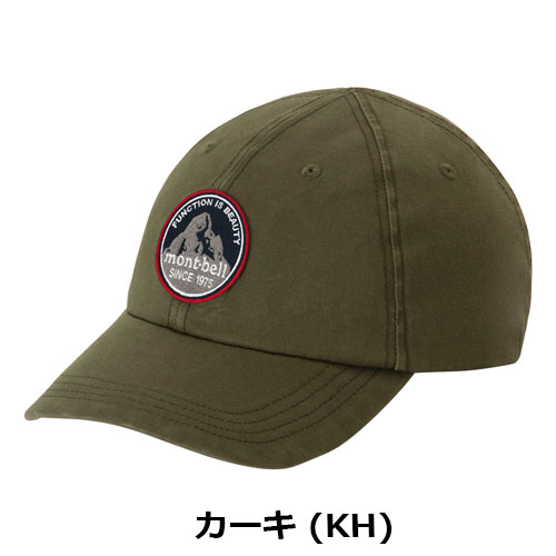 モンベル mont-bell ウォッシュアウトストレッチコットンキャップ