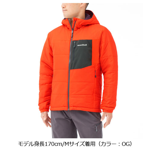 ★美品★モンベル(mont-bell) コスミックパーカ Men's M コスミックパーカ｜モンベル