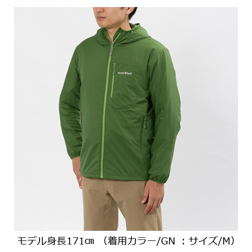 モンベル mont-bell EXライト サーマラップ パーカ Men's（メンズ