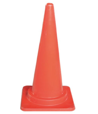 カラーコーン(ウエイトなし)×10個セット