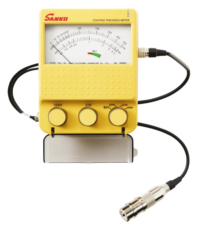 アナログ電磁膜厚計 Pro-S（1点定圧接触式）