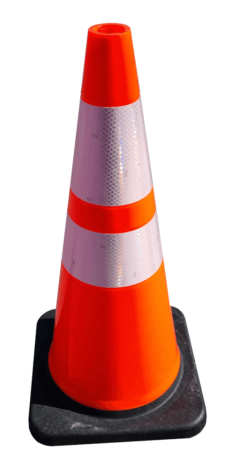 カラーコーン（ウエイト付き）× 10個セット