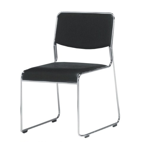 会議用 肘無 イス × 5脚セット