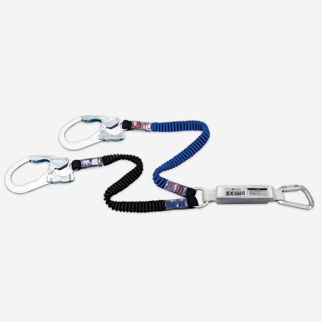 フルハーネス型墜落制止器具(第1種)2丁掛伸縮ランヤード付