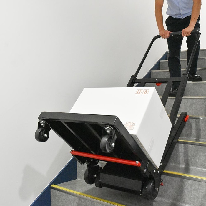 150kg充電式折りたたみ電動階段運搬車