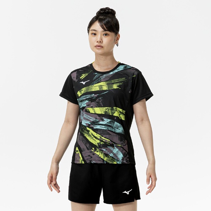美品】YONEX MIZUNOゲームシャツTシャツ・スコート レディースセット