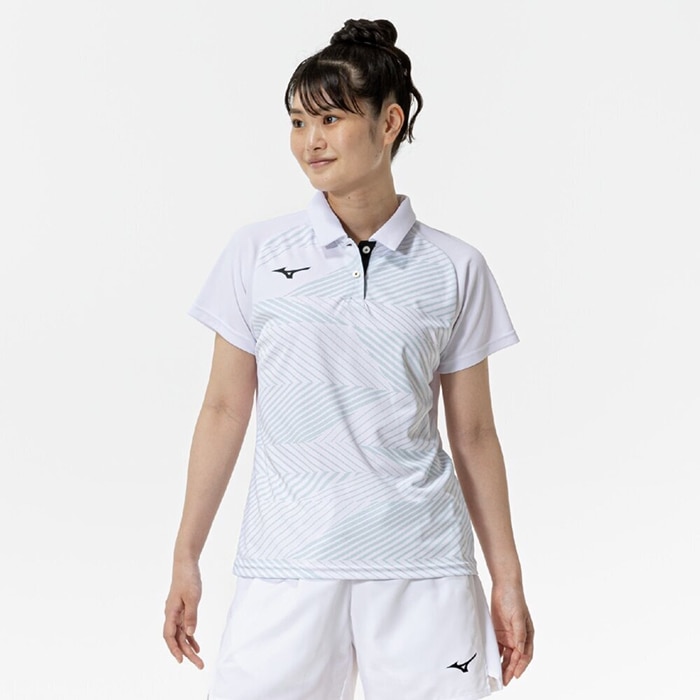 【美品】YONEX MIZUNOゲームシャツTシャツ・スコート レディースセット 62JAC223 レディースゲームシャツ | ミズノ ゲームウェア