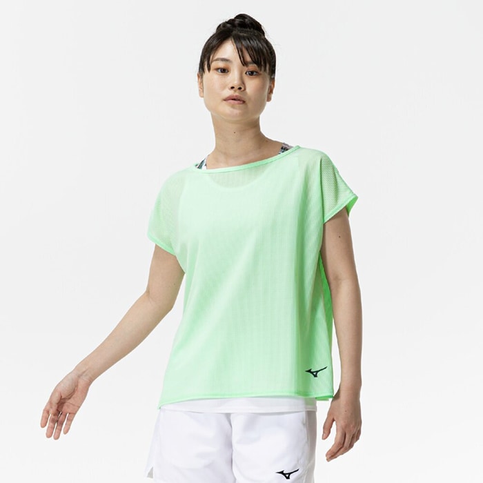 【日本未発売】　ナダル　ウェア　ゲームシャツ 62JAC215 レディースゲームシャツ | ミズノ ゲームウェア