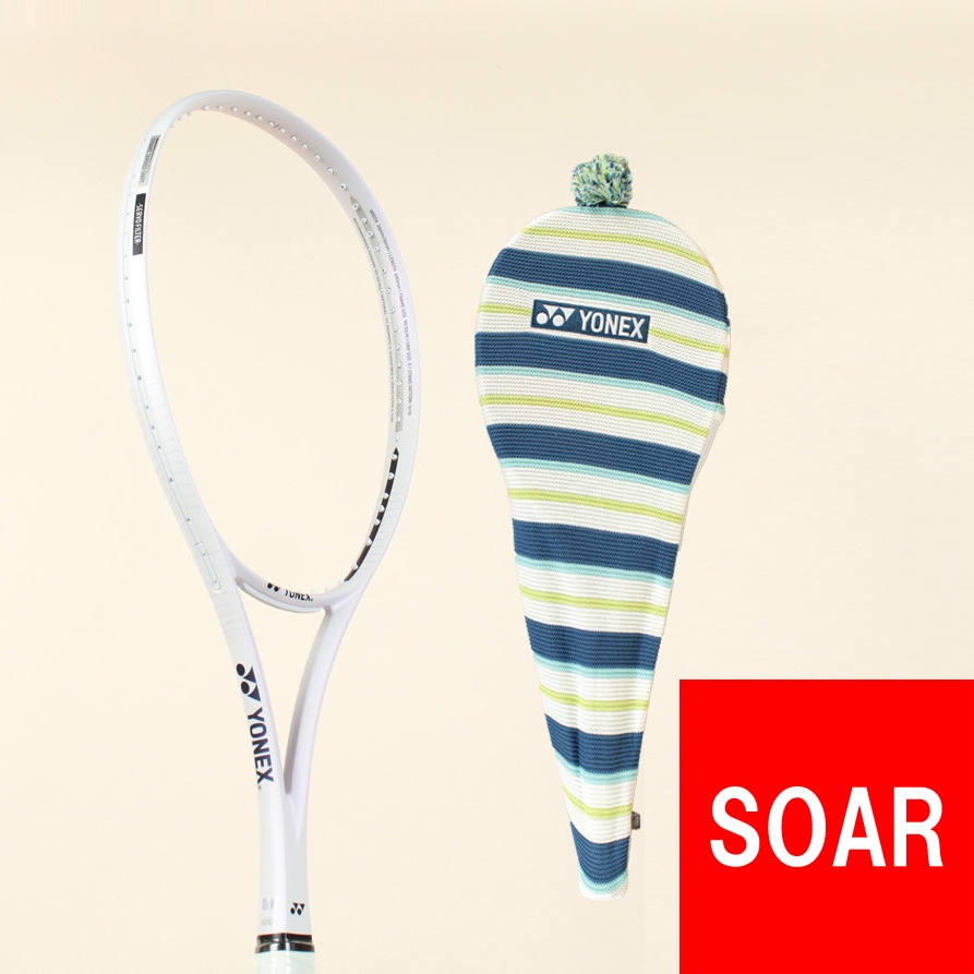 SOAR ソア ラケットケース：ホワイト／ネイビー／グリーン（785