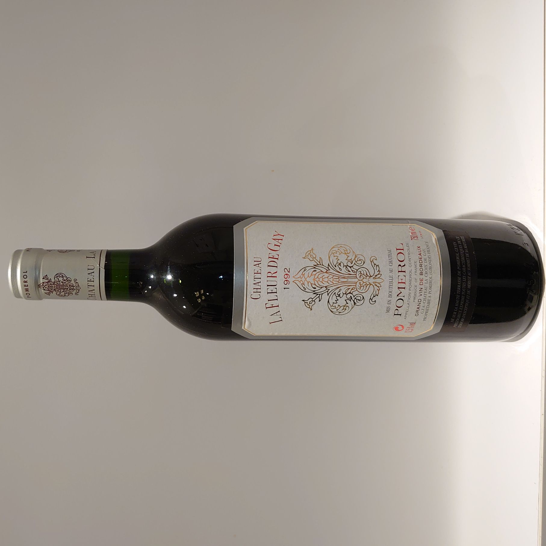 1992 シャトー・ラ・フルール・ド・ゲイ (ポムロール)