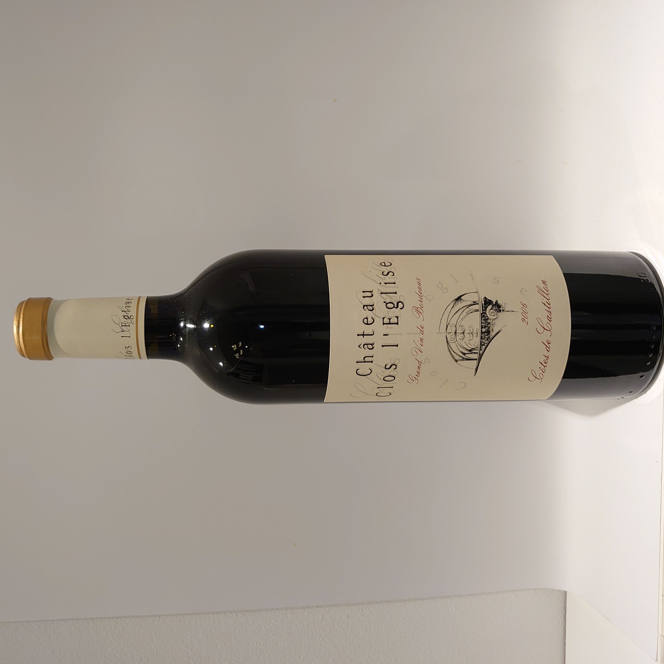 2006 シャトー・クロ・レグリーズ (コート ド カスティヨン)