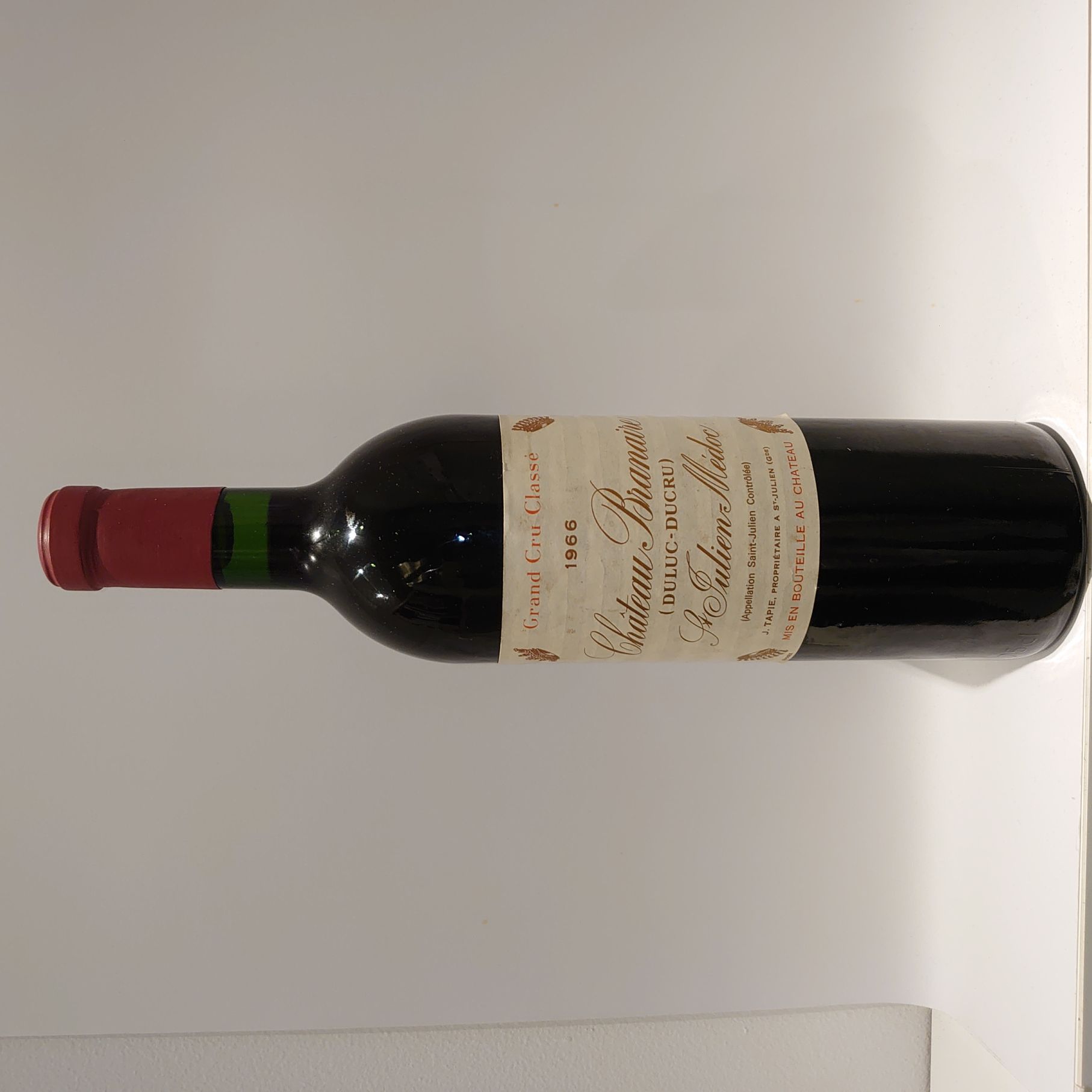 1966 シャトー・ブラネール・デュクリュ（サン・ジュリアン4級）
