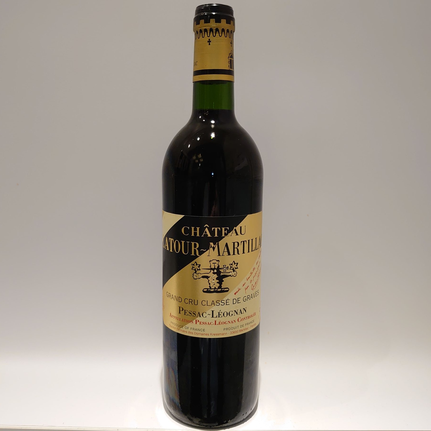 1996 シャトー・ラトゥール・マルティヤック(グラーヴ)