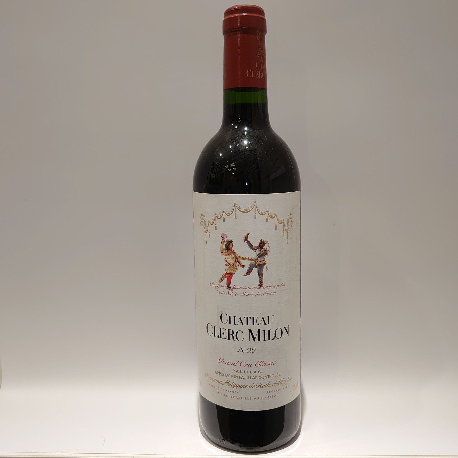 2002 シャトー・クレール・ミロン　（ポイヤック5級）