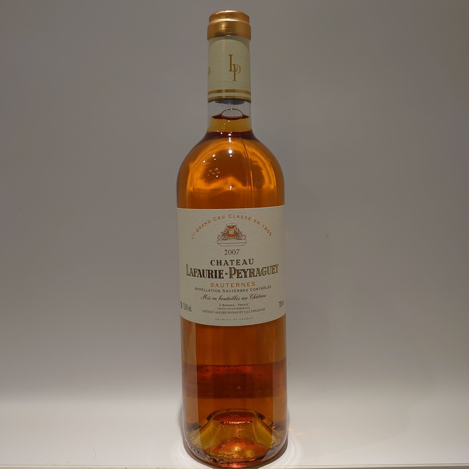 2007 シャトー・ラフォリ・ペラゲ（ソーテルヌ格付第1級）