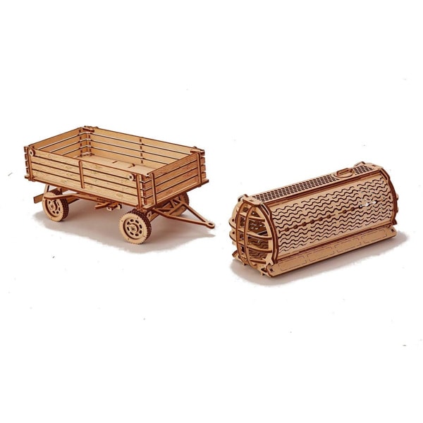 ユアサプライムス.com｜Wood Trick トラクター用トレーラー / 動かして