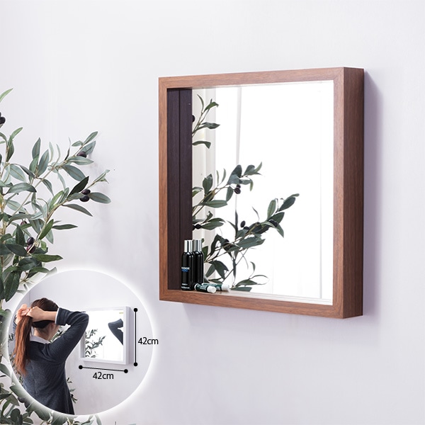 【美品】AXCIS  壁掛け鏡　鏡　ミラー　インテリア　小物 楽天市場】KOS スクエアミラー AXCIS アクシス DIY リフォーム