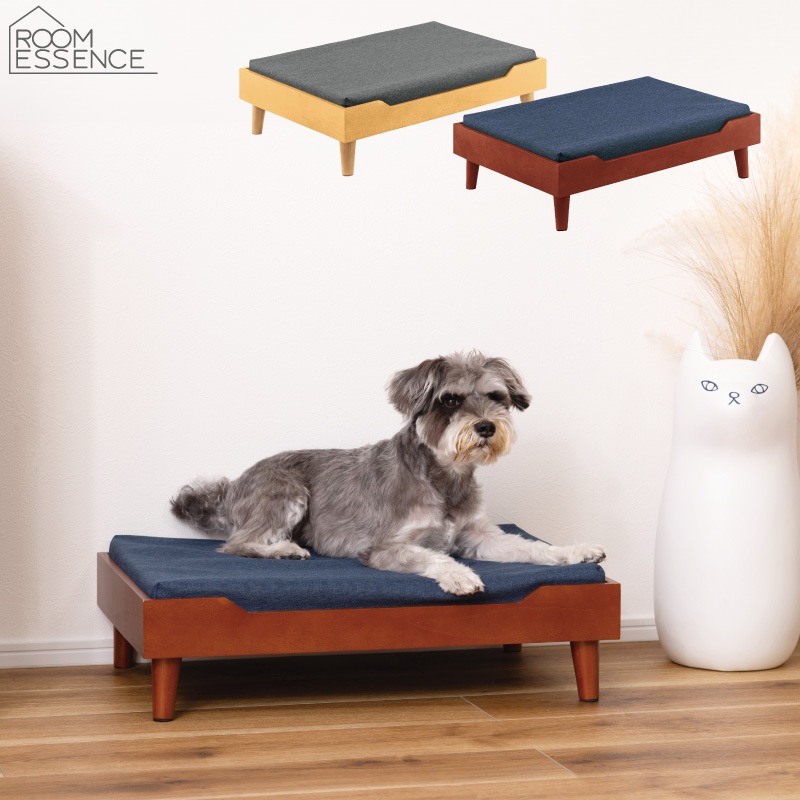 ユアサプライムス.com｜ペットベッド クッション 猫 小型犬 木製ベッド