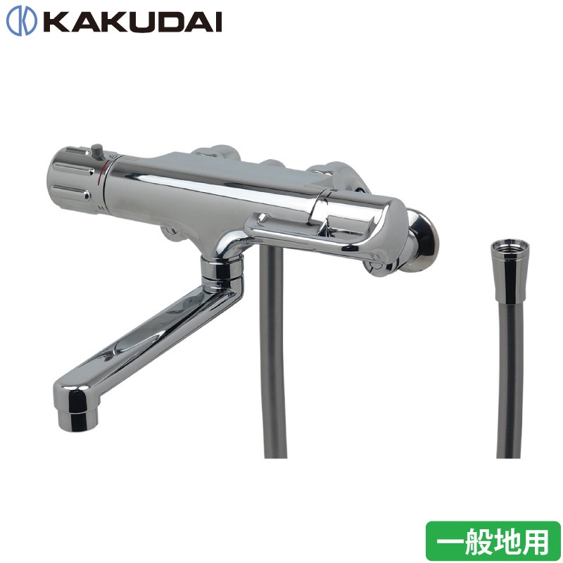 カクダイ KAKUDAI サーモスタットシャワー混合栓 #173-244 [A150201] カクダイ サーモスタットシャワー混合栓 173-110 1個（直送品） - アスクル