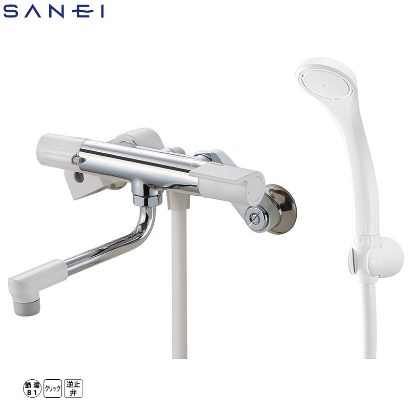 ★土日限定値引き★　SANEI サーモシャワー混合栓 SK18121CT2 13 ユアサプライムス.com｜SANEI 壁付サーモスタットシャワー混合栓