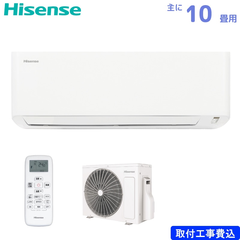 �ϥ����� �롼�२������ ��� 10�� HA-J28S-W 2.8kW �ۥ磻�� ñ��100V ɸ�����դ���������� Hisense