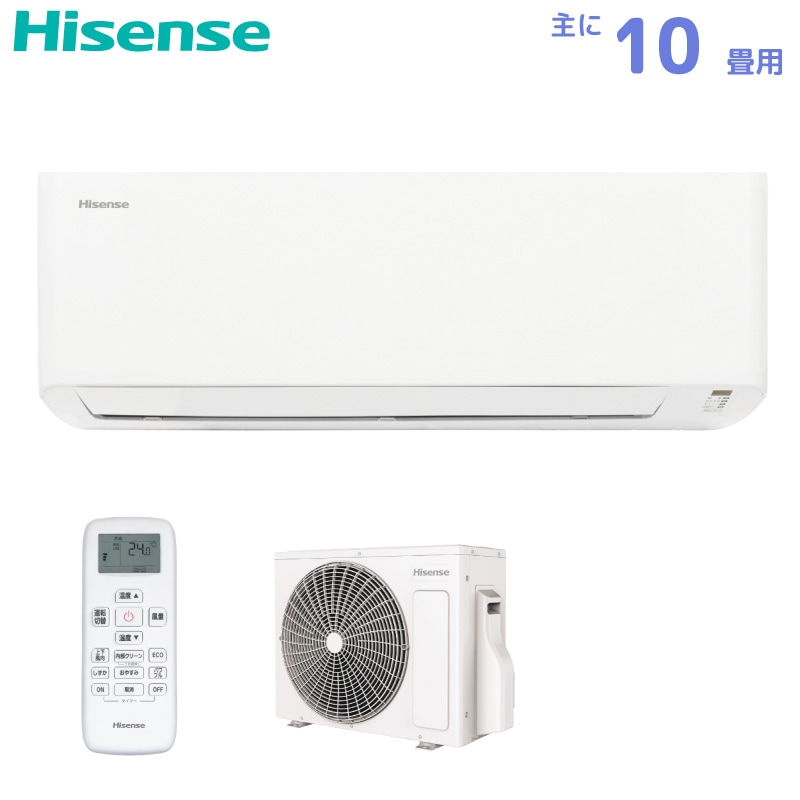 �ϥ����� �롼�२������ ��� 10�� HA-J28S-W 2.8kW �ۥ磻�� ñ��100V ����դ��������̤Ǥ� Hisense