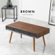 �ơ��֥� 80x40cm ���ȥ졼�� ����Ĵ ���Ф���Ǽ ����ץ� ����� ���󥿡��ơ��֥� �����ơ��֥� ŷ���� �ʥ����� �֥饦�� ��Ω�� ����Բ�