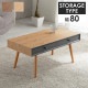 �ơ��֥� 80x40cm ���ȥ졼�� ����Ĵ ���Ф���Ǽ ����ץ� ����� ���󥿡��ơ��֥� �����ơ��֥� ŷ���� �ʥ����� �֥饦�� ��Ω�� ����Բ�