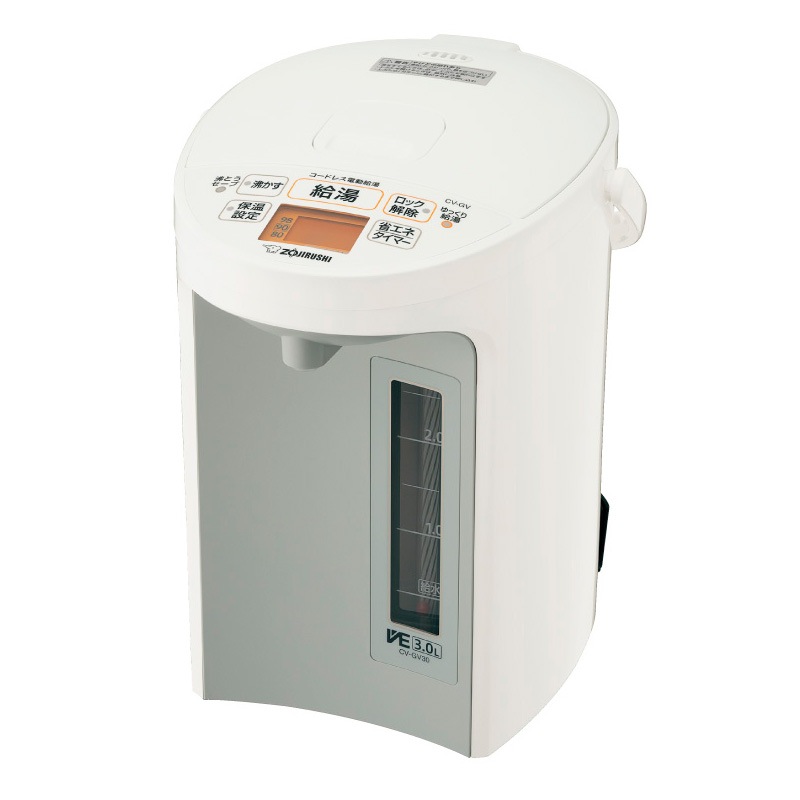 �ݰ� �ޥۡ��ӥ� VE�ŵ��ޤۤ��Ӥ� CV-GV30-WA �ۥ磻�� ͥ���� ��ˡ�� 3.0L �����ɥ쥹��ư���� ��ˡ�Ӥ� �ŵ��ݥå� ZOJIRUSHI