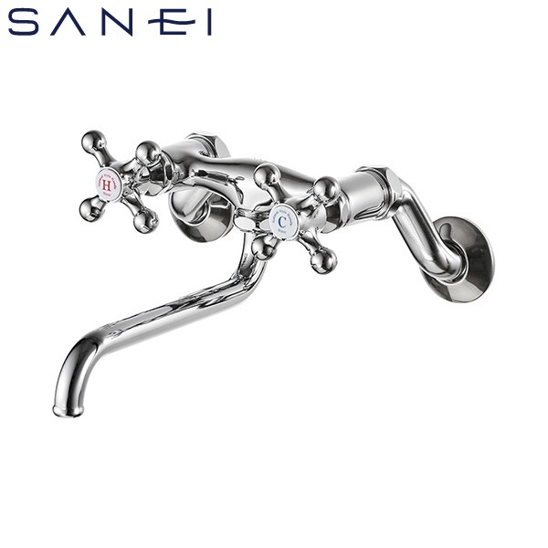 ユアサプライムス.com｜SANEI 壁付ツーバルブ混合栓 一般地用 K131Y-13 