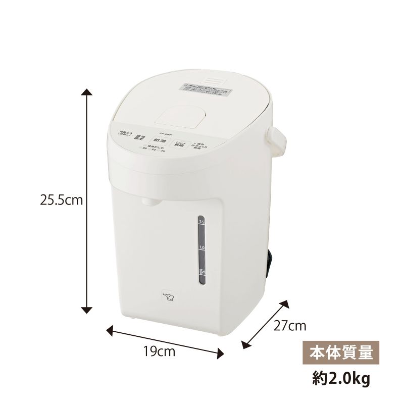 �ݰ��ޥۡ��ӥ� �ޥ�����ʨ�Ȥ� ��ư�ݥå� CP-EB20 �ŵ��ݥå� 2.0L ����ѥ��� �ʥ��ڡ��� ��ư���� �ݲ����� ���ե��ɥ�å׵��� ��ʲ���ɻ� ž����ϳ���ɻ� ZOJIRUSHI