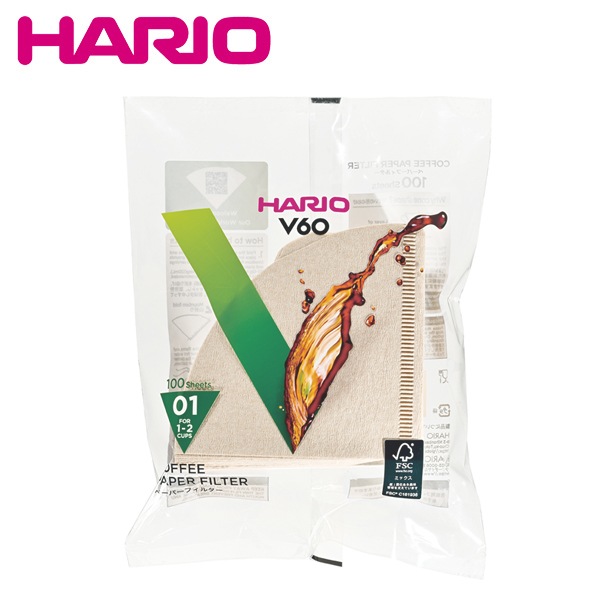 HARIO ϥꥪVCF-01-100M  12ѡ100 (01)  V60ѥڡѡե륿ߤ餷01