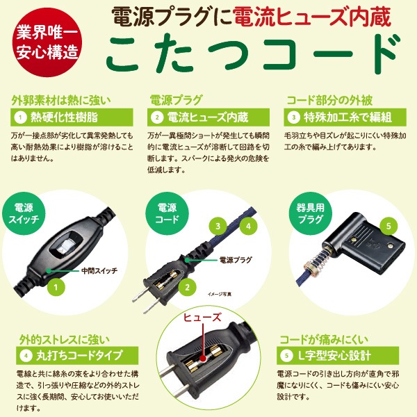 ユアサプライムス.com｜ユアサプライムス コタツテーブル YK-DL1050D