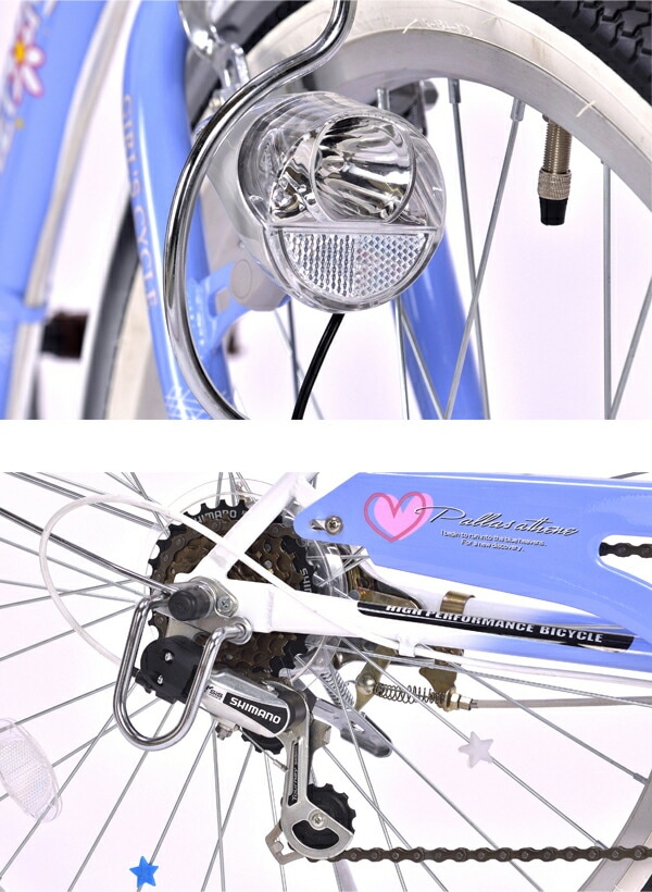 MYPALLAS �ޥ��ѥ饹 ����˥��������� M-804F (BL) �֥롼 �Ҷ��Ѽ�ž�� �Ҥɤ� ���λ� ������� �İ��� �ޤ���߼�ž�� 24����� ���ޥ� 6����® LED�饤���դ� �ޤꤿ���� �޾� �ե�����ǥ��󥰥Х��� 6�ʥ��� ����Բ�